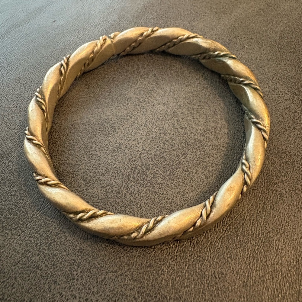Taxco Mexico Braided Bangle Bracelet